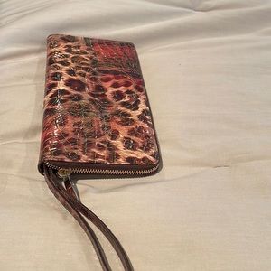 Leopard print wallet